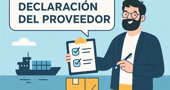 Declaración del proveed